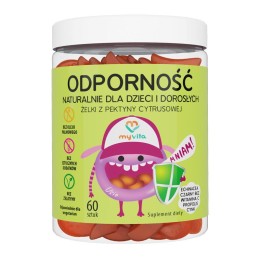 MyVita Odporność Naturalne żelki z pektyny cytrusowej (60 szt)(data do 30.07.2026)