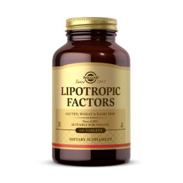 Solgar Lipotropic Factors  Czynniki lipotropowe (100 tab)