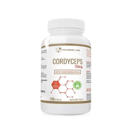 Progress Labs Cordyceps 750mg Ekstrakt Z Owoców Maczużnika Chińskiego (120kap)