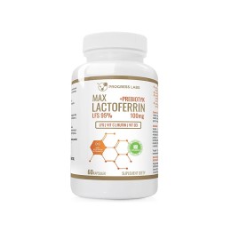 Progress Labs LAKTOFERYNA 100mg LFS 95% MAX COMPLEX ODPORNOŚĆ + PREBIOTYK  (60 kap)