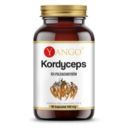 YANGO Kordyceps - ekstrakt  10 %polisacharydów  (90 kap)