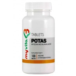 MyVita Potas cytrynian (100 tab)