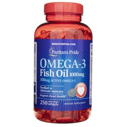 Puritan's Pride Olej Omega 3 1000 mg  (250 kap)