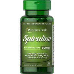 Puritan's Pride Spirulina 500 mg  (100 tab)