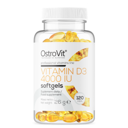 OstroVit Witamina D3 4000 IU (120 softgels)