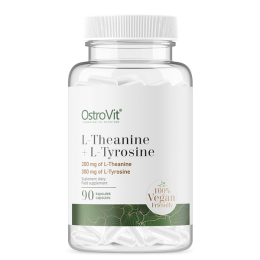 OstroVit L-Teanina + L-Tyrozyna VEGE (90 kap)