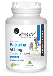 Aliness Bajkalina (Tarczyca bajkalska) Extract 85% 400 mg (100kap)