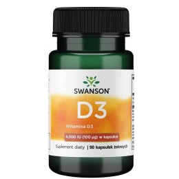 Swanson Witamina D3 4000 IU (90kap)