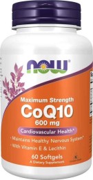 NOW Foods Koenzym Q10  600mg (60 kap)