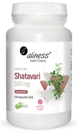 Aliness Shatavari ekstrakt 30% 500mg (100kap)