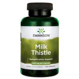 Swanson Full Spectrum Milk Thistle (Ostropest plamisty) 500mg - (100 kap)