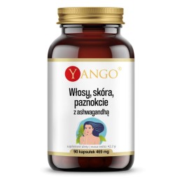 YANGO Włosy skóra paznokcie z ashwagandhą (90 kap)