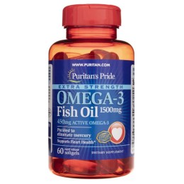 Puritan's Pride Olej Omega-3 1500 mg  (60 kap)