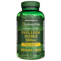 Puritan's Pride Psyllium Husks 500 mg (400 kap)Babka Płesznik 