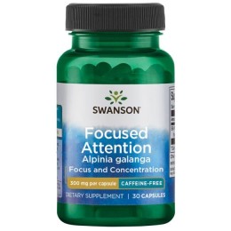 Swanson Focused Attention Alpinia Galanga 300mg (30kap)