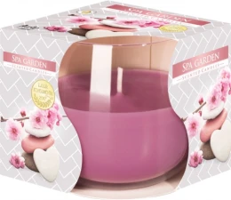 Bispol Świeca zapachowa w szkle Ogród SPA