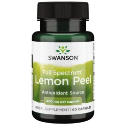 Swanson Lemon Peel Skórka Cytrynowa 400mg (60kap)