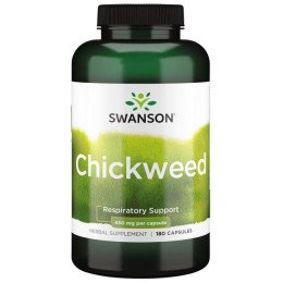 Swanson Chickweed  Ziele gwiazdnicy 450mg (180kap)