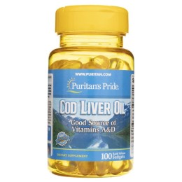 Puritan's Pride Cod Liver Oil (Tran) 415 mg  (100 kap)