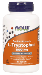 Now Foods L- tryptofan  1000mg  (60 tab)