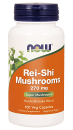 Now Foods Rei-Shi Mushrooms 270 mg (100 kap) data 31.07.2026