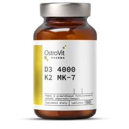 OstroVit Pharma D3 4000 + K2 MK-7 (90 tab)