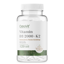 OstroVit Witamina D3 2000 + K2 (120 kap)