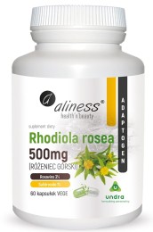 Aliness Rhodiola rosea (różeniec górski) 500mg  (60 kap)