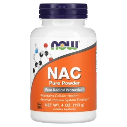 NOW Foods NAC Pure Powder Puder Proszek  (113 g) 