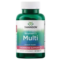 Swanson Women's  Multi plus Hormone Support (90tab)
