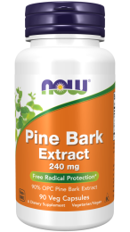 Now Foods Pine Bark Ekstrakt z kory sosny 240 mg (90kap)  data 31.07.2026