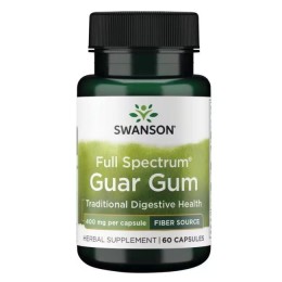 Swanson Guar Gum 400mg (60kap)