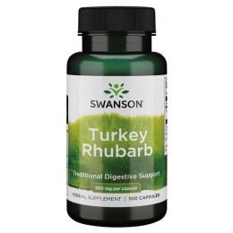 Swanson Turkey Rhubarb 500mg(100kap)