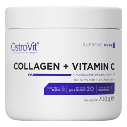 OstroVit Kolagen + Witamina C 200 g naturalny