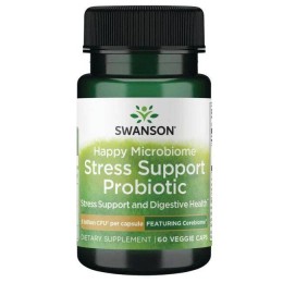 Swanson Happy Microbiome stress support Probiotyczna mieszanka (60kap)
