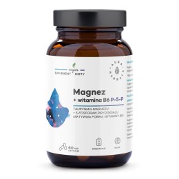 Aura Herbals Magnez + Witamina B6 (P-5-P) (60kap)
