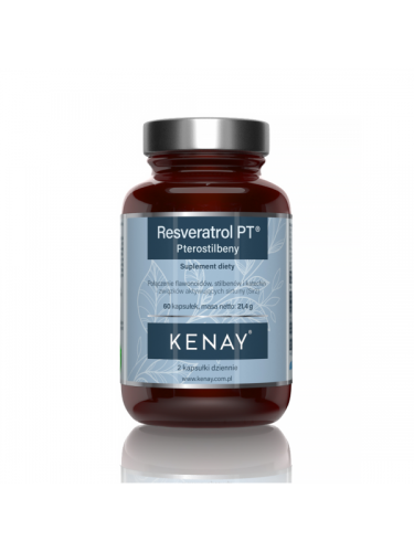 Kenay Resveratrol PT®PTEROSTILBENY (60 kap)