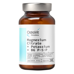 OstroVit Pharma Cytrynian Magnezu + Potas + B6 P-5-P (90 kap)
