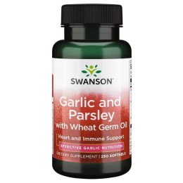Swanson Garlic and Parsley (250kap) Czosnek i pietruszka z olejem z kiełków pszenicy