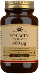 Solgar Folacin (Folic Acid) Kwas foliowy 400 mcg (100tab)