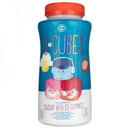Solgar U-Cubes Childrens Calcium D3 125mg (120 żelek) Wapń D3
