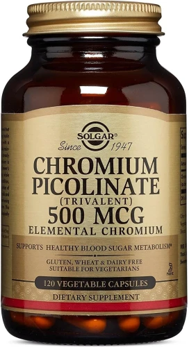 Solgar Pikolinian Chromu 500mcg (120kaps.)