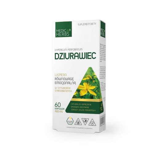 Medica Herbs Dziurawiec 400mg - (60 kap)
