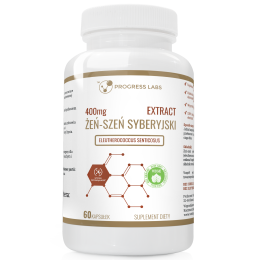Progress Labs Żeń-Szeń Syberyjski 400mg (90 kap.)