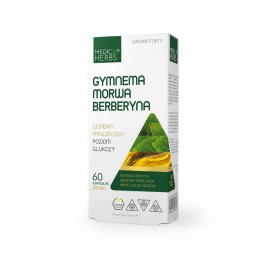 Medica Herbs Gymnema Morwa Berberyna 500mg (60kap)