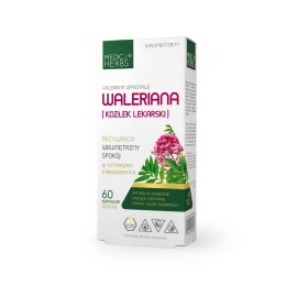 Medica Herbs Waleriana (Kozłek Lekarski) 300mg (60kap)