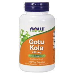 NOW Foods Gotu Kola 450mg - (100 kap)