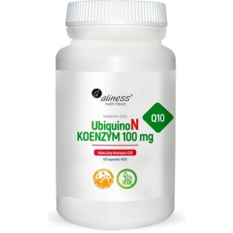 Aliness UbiquinoN Naturalny KOENZYM(ubichinon) Q10 100mg - (100 kap)