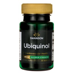 Swanson Ubiquinol (Ubichinol) 200mg - (30 kap)(data do 31.08.2026)