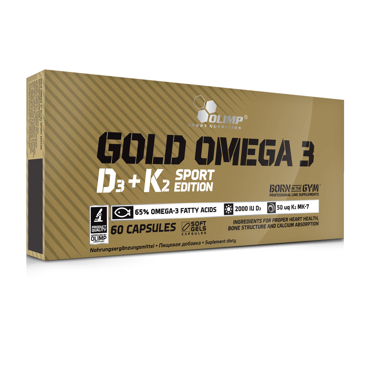 Омега-3 Olimp Gold Omega 3 D3 + K2, с витаминами D3 и K2, капсулы